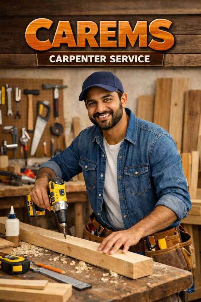 Trusted carpenter services in South Delhi by CareMS experts