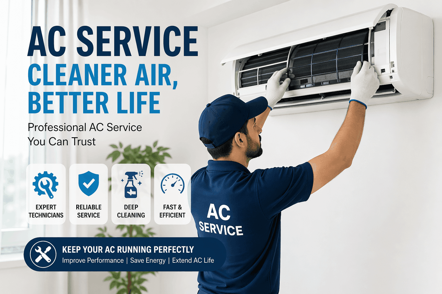 AC service in Delhi gas refill and repair technician